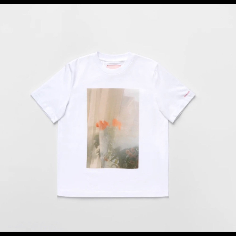 HM Simone Rocha Flower Print Tee T-Shirt M